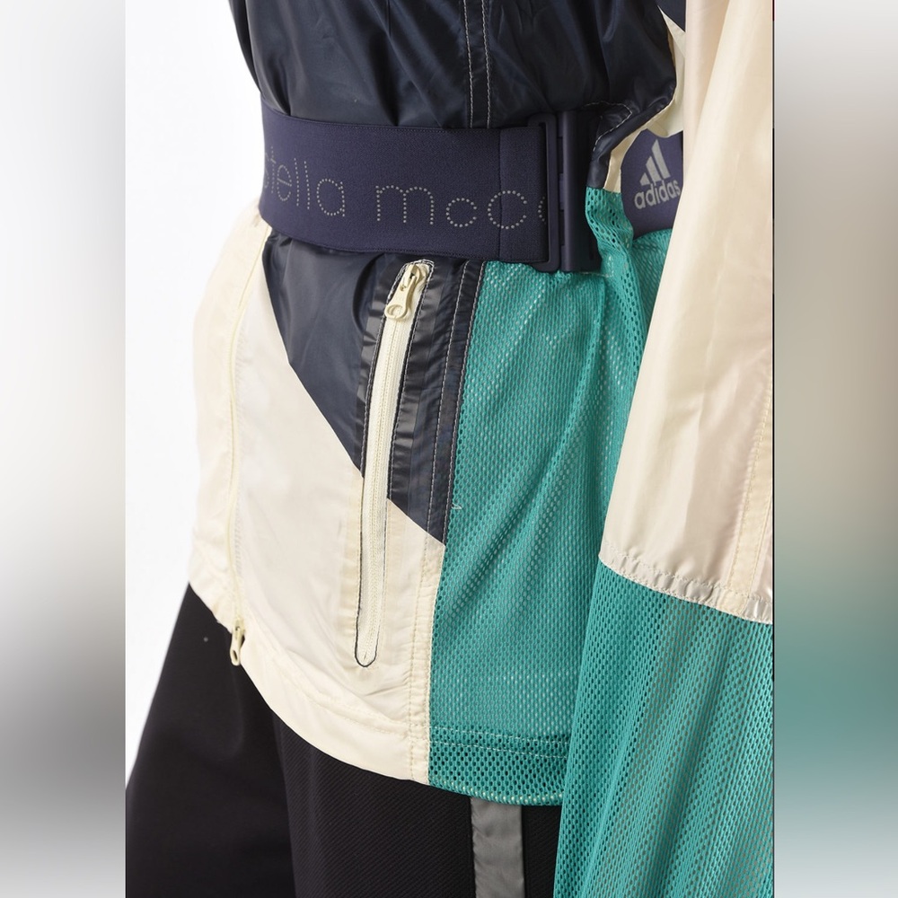 Adidas x Stella McCartney Run KTE Windbreaker Jacket with Belt Size M - Picture 9 of 15